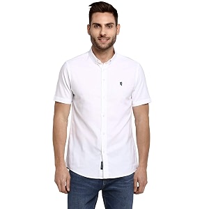 Red Tape Mens Solid Regular Fit Casual