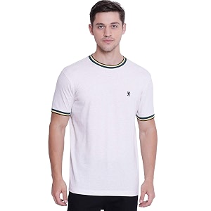 Red Tape Mens Solid Regular Fit T-Shirt