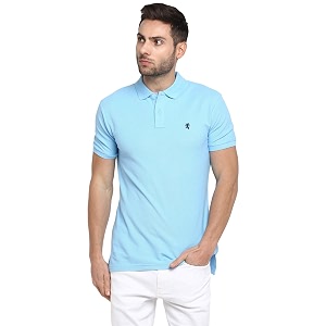 Red Tape Mens Solid Regular Fit Polo