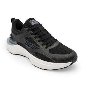 Red Tape Mens Sneakers White Black Mesh