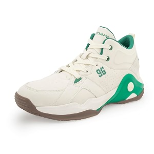 Red Tape Mens Sneakers Black White Pu