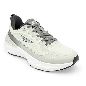 Red Tape Mens Sneakers Grey Blue Textile