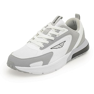 Red Tape Mens Sneakers Black Pu Knit