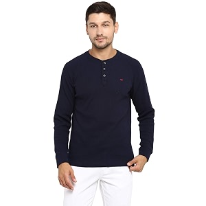 Red Tape Mens Solid Regular Fit T-Shirt