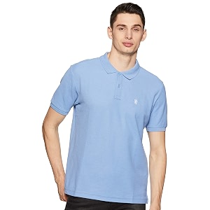 Red Tape Mens Solid Regular Fit T-Shirt