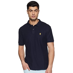 Red Tape Mens Solid Regular Fit T-Shirt