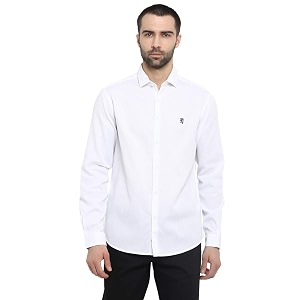 Red Tape Mens Solid Regular Fit Casual