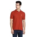 Red Tape Men39s Solid Regular Fit Polo