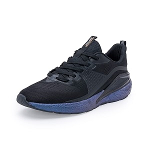 red tape men black walking shoes