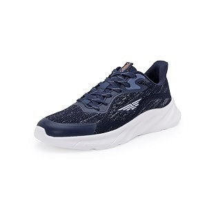 Red Tape Men Black Walking Shoes