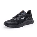 Red Tape Men Black Walking Shoes