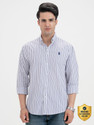 RED TAPE Men Relaxed Fit Striped Button