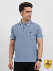 RED TAPE Men Self Design Polo Neck