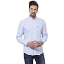 Red Tape Men Sky Blue Striped Shirt