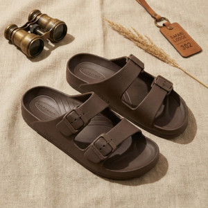 RED TAPE Men Slides Brown 11