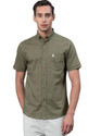 RED TAPE Men Solid Casual Green Shirt