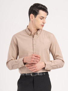 RED TAPE Men Solid Casual Pink Shirt