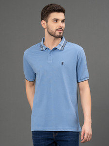 RED TAPE Men Solid Polo Neck Pure