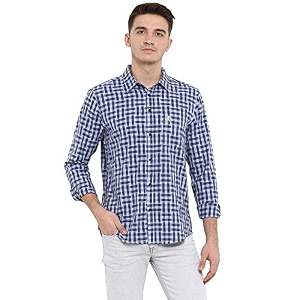 Red Tape Men Stone Blue Shirt