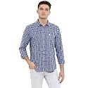 Red Tape Men Stone Blue Shirt