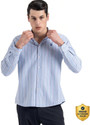 RED TAPE Men Striped Casual Blue Shirt