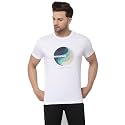 Red Tape Men White Printed T-Shirt