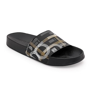 Red Tape Mens Sliders in Olive