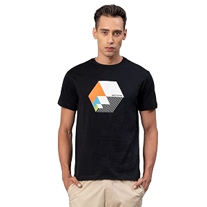 Red Tape Round Neck Mens Cotton T-Shirt