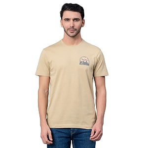 Red Tape Round Neck T-Shirt for Men