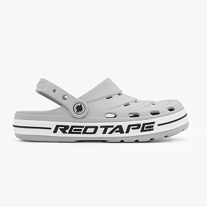 Red Tape Slider Clogs for Men for