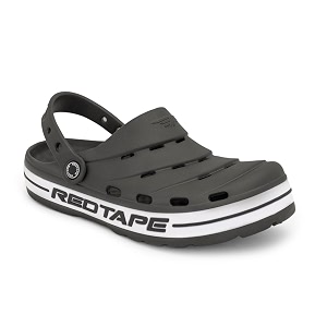 Red Tape Slider Clogs for Men for