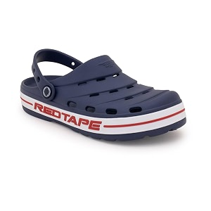 Red Tape Slider Clogs for Men for