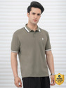 RED TAPE Solid Men Polo Neck Green