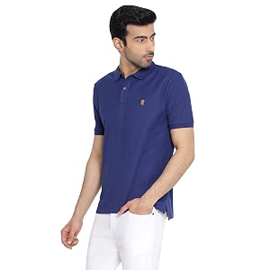 Red Tape Solid Polo T-Shirt for Men