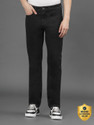 RED TAPE Men Straight Fit Mid Rise Black Jeans