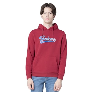 Red Tape Stylish Cherry Hooded Sweatshirt for