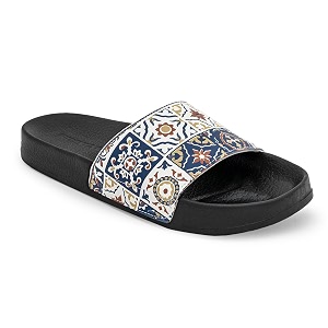 Red Tape Womens Sliders in Slate Blue