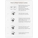 RED, WHITE AND YELLOW MD SPARKLE 3 PAIRS MONTHLY CRAZY CONTACT LENS/HORROR LENS WITH CASE, LENS HOLDER AND 60ML SOLUTION (PACK OF 3 PAIR)