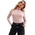 Womens Turtle Neck Full Sleeve Ribbed Top