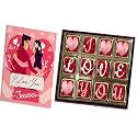 Redbakers.in I Love You 12 Chocolate Gift Box & Greeting card Combo(Lov4Ever, 180 gram)