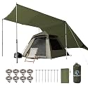 REDCAMP 17x10ft Waterproof Camping Tarp Canopy Tent Awning Rain Fly Shelter
