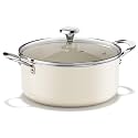 Redchef 5 QT Ceramic Stock Pot with Lid, Non Stick Soup Pot for Cooking