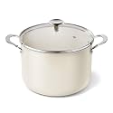 Redchef 8 QT Ceramic Stock Pot with Lid, Healthy Kitchen Soup Pot Nonstick