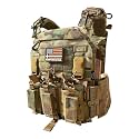Redemption Crusader 2.0 Molle Quick Release Buckles Airsoft Vest With Adjustable Size Sides And Triple Pouch