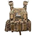 Redemption Crusader 2.0 Molle Quick Release Buckles Airsoft Vest With Adjustable Size Sides And Triple Pouch