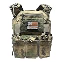 Redemption Crusader 2.0 Molle Quick Release Buckles Airsoft Vest With Adjustable Size Sides And Triple Pouch