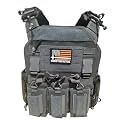 Redemption Crusader 2.0 Molle Quick Release Buckles Airsoft Vest With Adjustable Size Sides And Triple Pouch
