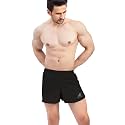 Redesign Mens 3" Ultra Running Marathon Split Shorts with Inner Mesh Liner