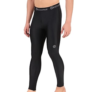 recharge men polyester sports compression pantleggingfull tights