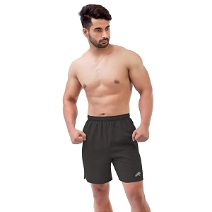 redesign men39s sports shorts for gym running badminton tennis basketball training football cyling black xxl coal grey